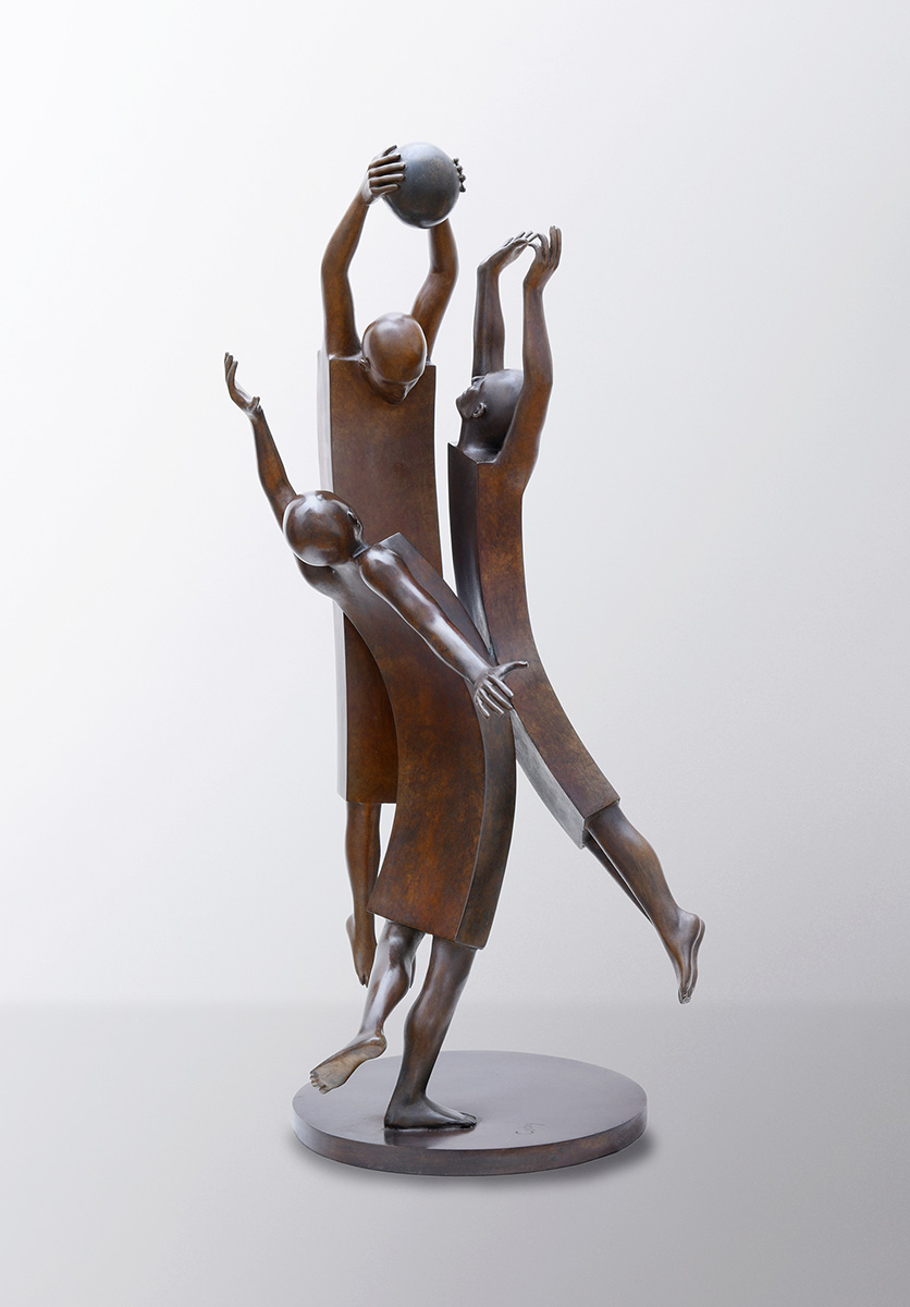 Basket - Jean-Louis Corby - sculpture bronze - Casart