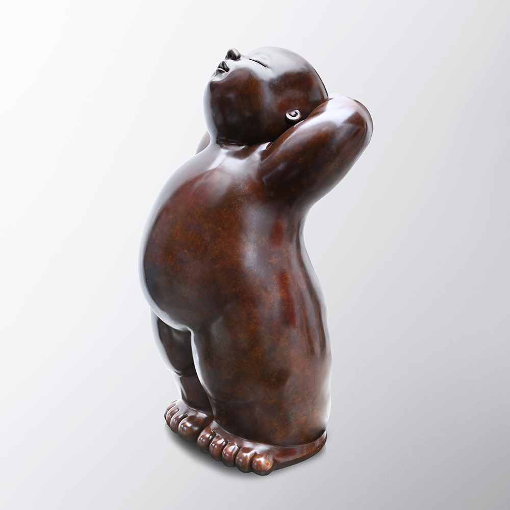 Réveil - sculpture bronze - Mariela Garibay - © Casart